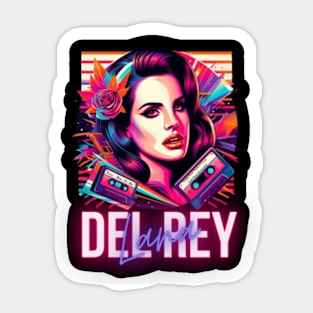 Lana Del Rey - Retro Revival Sticker